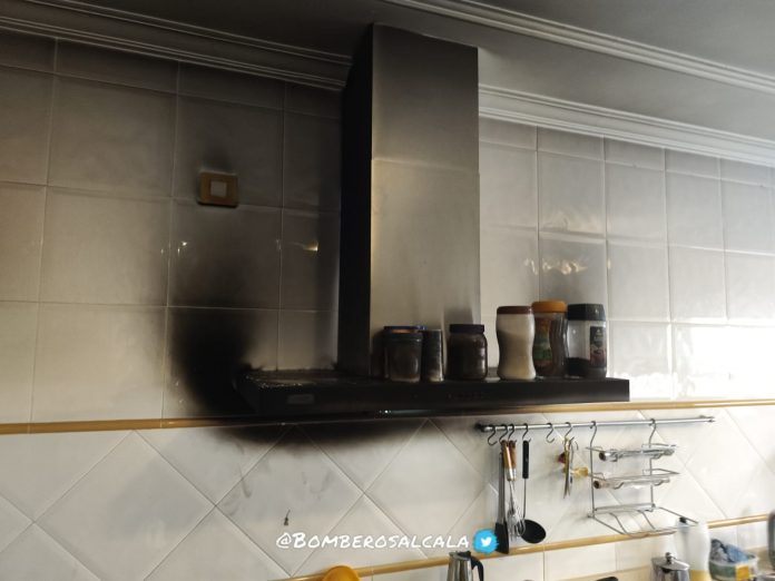 incendio de una cocina