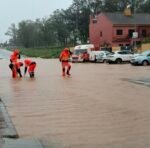 Campo Alegre de nuevo inundado por las lluvias