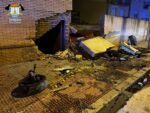 Dados de alta cuatro de los jóvenes heridos al chocar contra un muro en la carretera Bailén