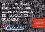 Homenaje a las víctimas del alzamiento militar franquista en Alcalá