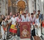 Los jóvenes alcalareños en el Jubileo de Roma