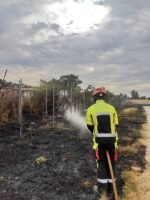 93 incendios en un mes en Alcalá, la mayoría por pastos