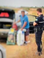 Nueve detenidos y mil kilos de aceitunas robadas en Alcalá