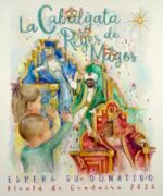 El cartel de la Cabalgata de Reyes, obra de Ángela Portillo