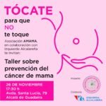 ‘Tócate para que no te toque’, taller para la prevención del cáncer de mama