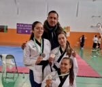 Tres alcalareñas se proclaman subcampeonas del Openbank de Andalucía de taekwondo en poomsae