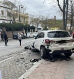 Aparatoso accidente en Duquesa de Talavera con cuatro coches implicados