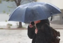 Febrero arranca pasado por agua, tendremos lluvias toda la semana