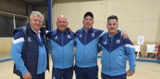 El Club de Petanca Águila arrasa en el Campeonato Provincial de Tripletas