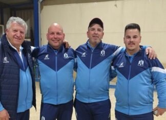 El Club de Petanca Águila arrasa en el Campeonato Provincial de Tripletas