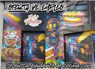 EMPLEO: Se busca ayudante de cocina para el restaurante La Cosa Nostra