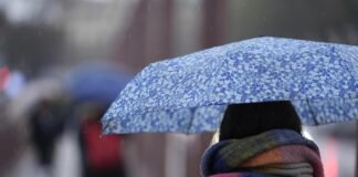 AEMET activa el aviso amarillo por lluvia, granizo y polvo en suspensión