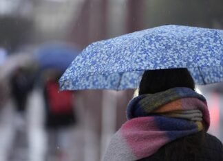 AEMET activa el aviso amarillo por lluvia, granizo y polvo en suspensión