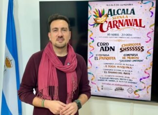 Alcalá acoge el 10 de abril un gran concierto de Carnaval con ‘Ssshhhhh!’, ‘El Patriota’ y ‘ADN’”