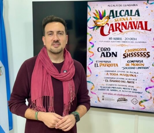 Alcalá acoge el 10 de abril un gran concierto de Carnaval con ‘Ssshhhhh!’, ‘El Patriota’ y ‘ADN’”