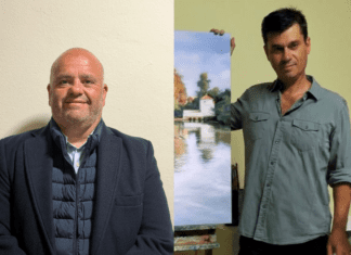 Jaime Otero y César Pecellín, pregonero y cartelista de la Feria de Alcalá 2026
