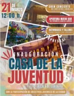 La Casa de la Juventud se inaugurará el sábado 21 de marzo