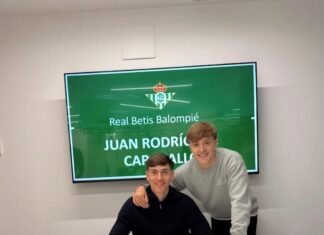 El alcalareño Juan Rodríguez se proclama campeón de la Copa del Rey Juvenil con el Real Betis