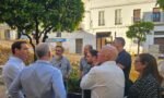 Javier Cortés, nº 1 de Vox por Sevilla, visitó ayer Alcalá y denunció el retraso en las obras