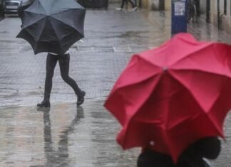 Cambio radical en el tiempo en Alcalá: llegan lluvias y se desploman las temperaturas