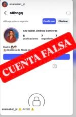La alcaldesa alerta de perfiles falsos que suplantan su identidad en Instagram