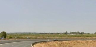 Accidente de tráfico en la Se-40 en salida hacia A-92 con un carril cortado