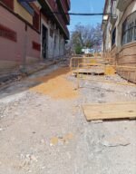 Vecinos denuncian la paralización de las obras de José Pinelo, junto al Duque