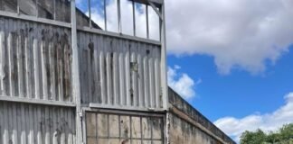 Denuncian el grave deterioro de la parte trasera del cementerio