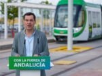 La Junta Electoral fuerza a Moreno a borrar la promoción del tranvía por electoralista