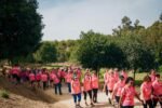 Alcalá se tiñe de rosa en la II Marcha contra el Cáncer en Alcalá