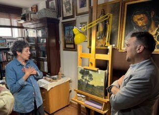 Restaurada una pintura de ‘Campito’ con una subvención municipal