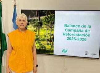 La reforestación avanza en Alcalá con más de 4200 árboles sembrados en dos años