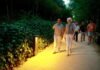 Así es la nueva iluminación del camino principal del Parque Oromana