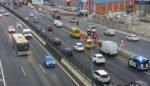 Un motorista herido en un accidente en la A-92 en Alcalá