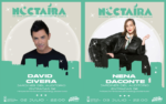 Ya se pueden comprar, a 5 euros, las entradas para David Civera y Nena Daconte, entre otros