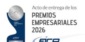 FICA reconoce a cuatro referentes del tejido empresarial de Alcalá en su premios 2026