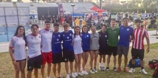 Cinco oros para los nadadores alcalareños en Loulé