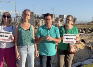 Adelante Andalucía alerta del riesgo de incendio por las escombreras en Alcalá