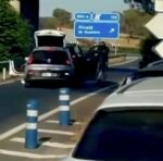 Violento asalto a un vehículo a la altura de Montecarmelo