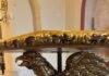 Alcalá recupera la histórica peana de la Virgen del Aguila