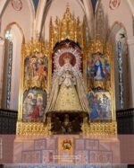 La Virgen del Águila preside por primera vez los cultos de agosto desde su nuevo retablo La Virgen del Águila preside por primera vez los cultos de agosto desde su nuevo retablo