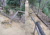 Vallas arrancadas y árboles destrozados por el vandalismo en el Parque Oromana