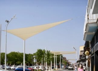 Fica reclama agilizar la instalación de los toldos en zonas comerciales de Alcalá