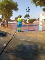 Refuerzo de la limpieza en el entorno del Santuario antes del 15 de agosto Refuerzo de la limpieza en el entorno del Santuario antes del 15 de agosto