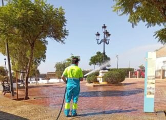 Refuerzo de la limpieza en el entorno del Santuario antes del 15 de agosto