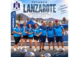 El Club de Petanca Águila, bronce en el Campeonato de España