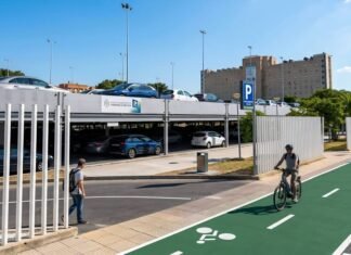 Valme estrena parking con una tarifa de 1.75 al día y más de 1000 plazas